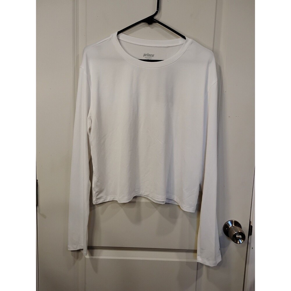 Women's Prince Fashion UV Long Sleeve Shirt White XL